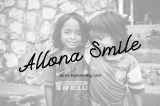 Allona Smile: A Handwritten Font for Campaigns
