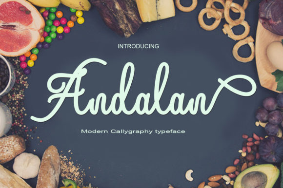 Andalan: A Modern Script Font for Campaigns