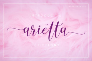 Arietta: A Modern Script Font for Web Design