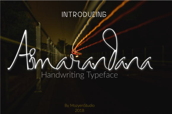 Asmarandana: The Elegant Handwritten Font for Makers