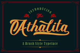 Athalita: A Classy Brush Typeface for Campaigns