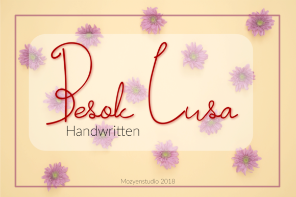 Besok Lusa: A Handwritten Font for Modern Web Design