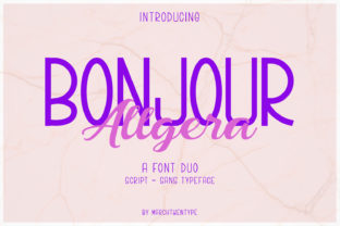 Bonjour Allgera Duo: A Premium Typeface for Web Design