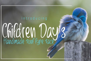 Children Day s: A Handwritten Typeface for Web Design