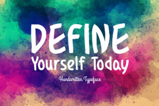 Define Yourself Today: A Handwritten Font for Your Brand