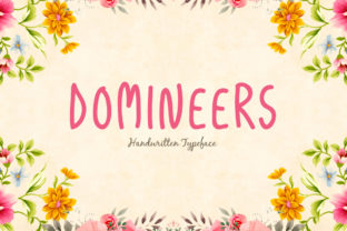 Domineers: A Handwritten Font for Bold Marketing