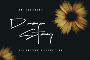 Drop Stay: The Handwritten Font for Authentic Branding
