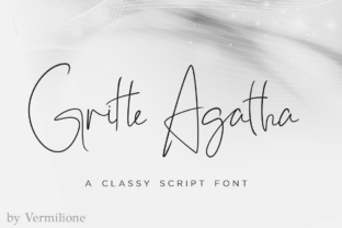 Gritte Agata: A Classy Script Font for Web Design