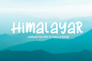 Himalayar: A Charming Handwritten Font for Crafters