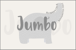 Jumbo: A Playful Script Font for Editorial Design