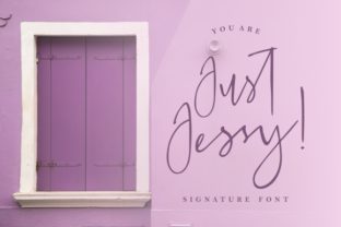 Just Jessy: A Signature Font for Handmade Brands