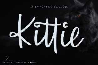 Kittie: A Handwritten Script Font for Makers