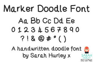 Marker Doodle: A Playful Font for Editorial Design