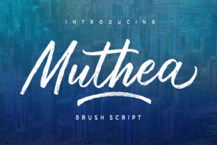 Muthea: A Handcrafted Script Font for Modern Web Design