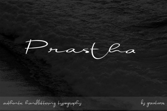 Prastha: A Handwritten Font for Makers