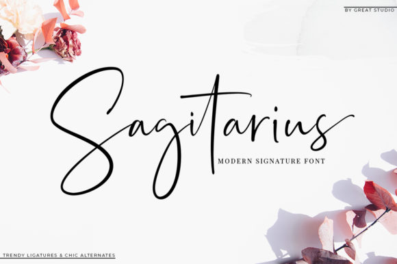 Sagitarius: A Premium Script Font for Campaigns