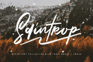 Saintrop: The Handcrafted Script Font for Makers
