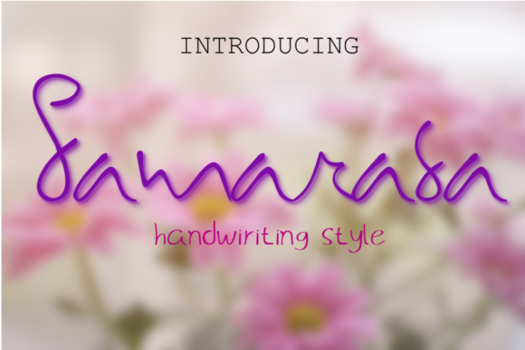 Samarasa: A Feminine Handwritten Font for Your Brand