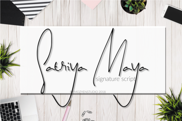 Satriya Maya: A Handwritten Font for Editorial Design