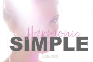 Simple Harmonic Duo: The Perfect Font for Crafters