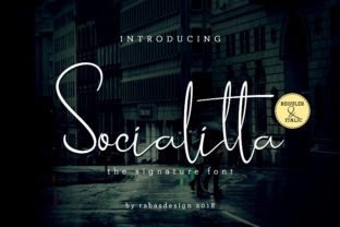 Socialitta: The Handwritten Font for Bold Branding