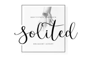 Solited: An Elegant Script Font for Crafters