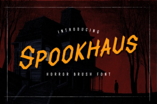 Spookhaus: A Vintage Horror Font for Bold Editorial Design