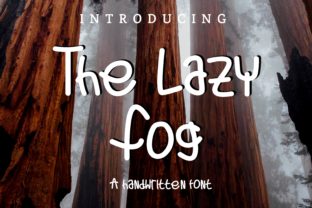 The Lazy Fog: A Chic Handwritten Font for Branding