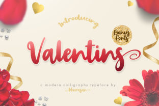 Valentins Trio: A Fun Script Font for Crafters