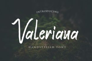 Valeriana: A Handwritten Typeface for Campaigns