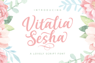 Vitalia Sesha: The Script Font for Bold Campaigns