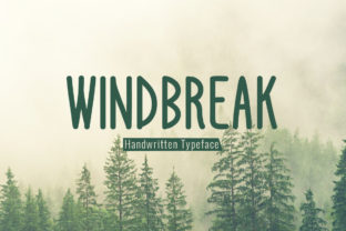 Windbreak: A Handwritten Font for Crafters