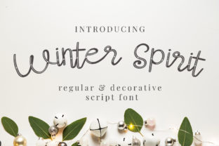 Winter Spirit: A Charming Script Font for Makers