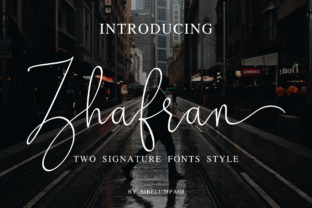 Zhafran: The Elegant Script Font for Your Brand